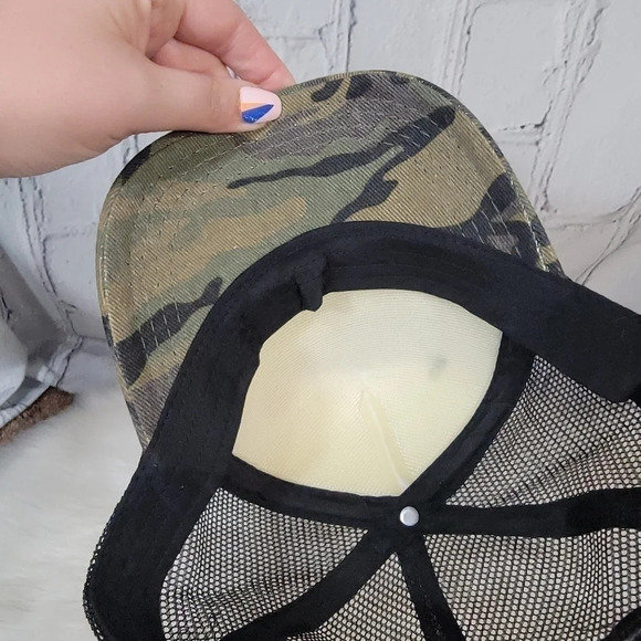 Kid's California Love Camouflage Camo Snapback Mesh Trucker Hat Cap Boy Girl‎ - Picture 6 of 7